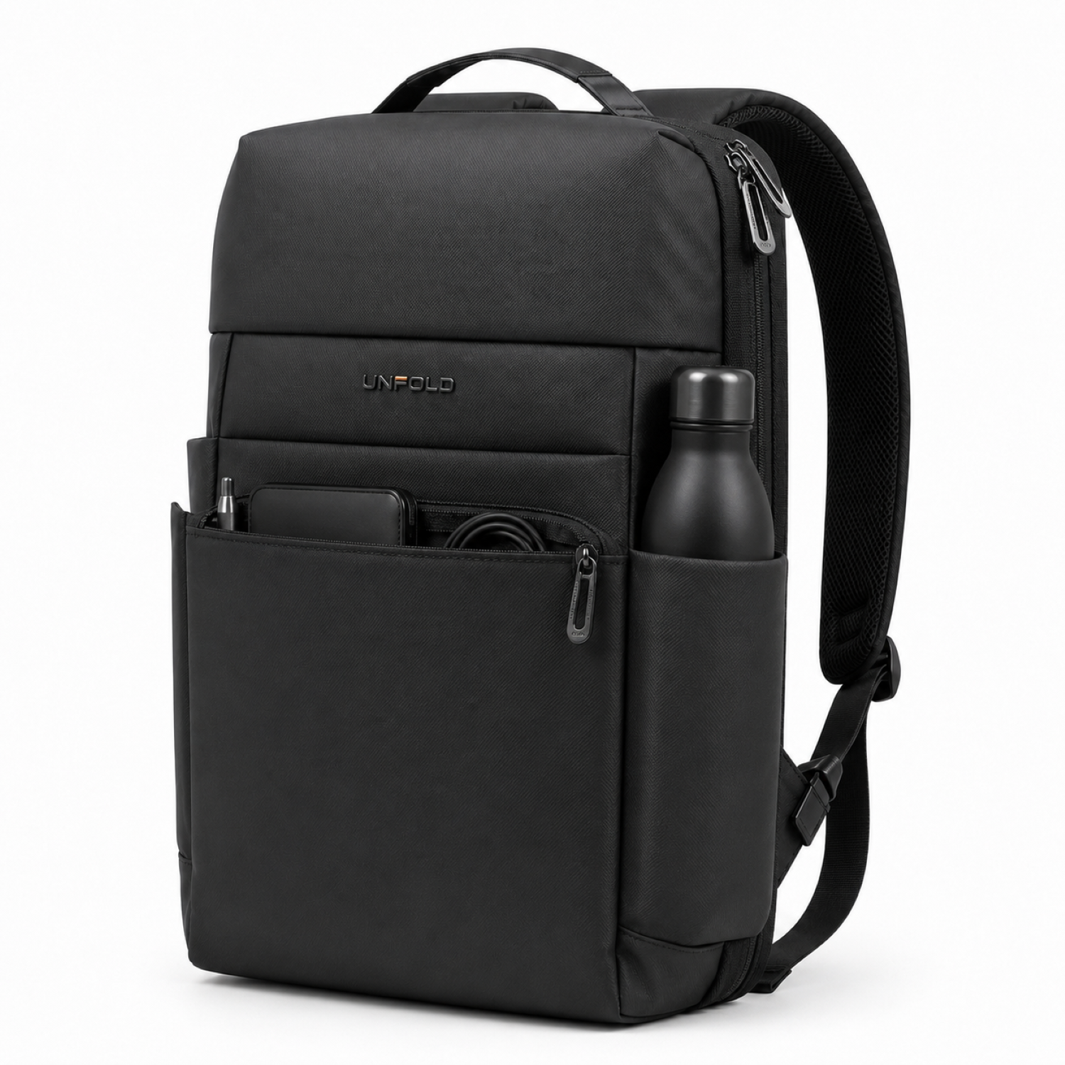 UNFOLD Premium Laptop Backpack with rain cover and trolley strap