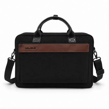 UNFOLD Executive Laptop Messenger Bag - water-resistant briefcase