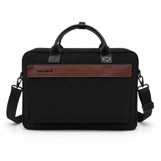 UNFOLD Executive Laptop Messenger Bag - water-resistant briefcase